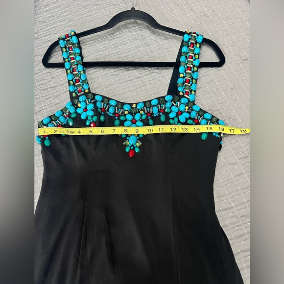 Muse Boston Proper dress, Crystals, Beads & built in slip w/ side zipper Size 8 - Picture 2 of 7